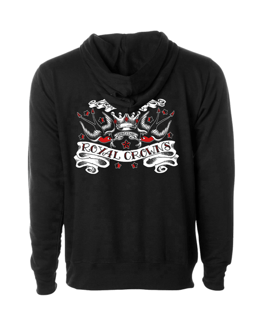 Tattoo Birds Zip-Up Hoodie PRE-ORDER